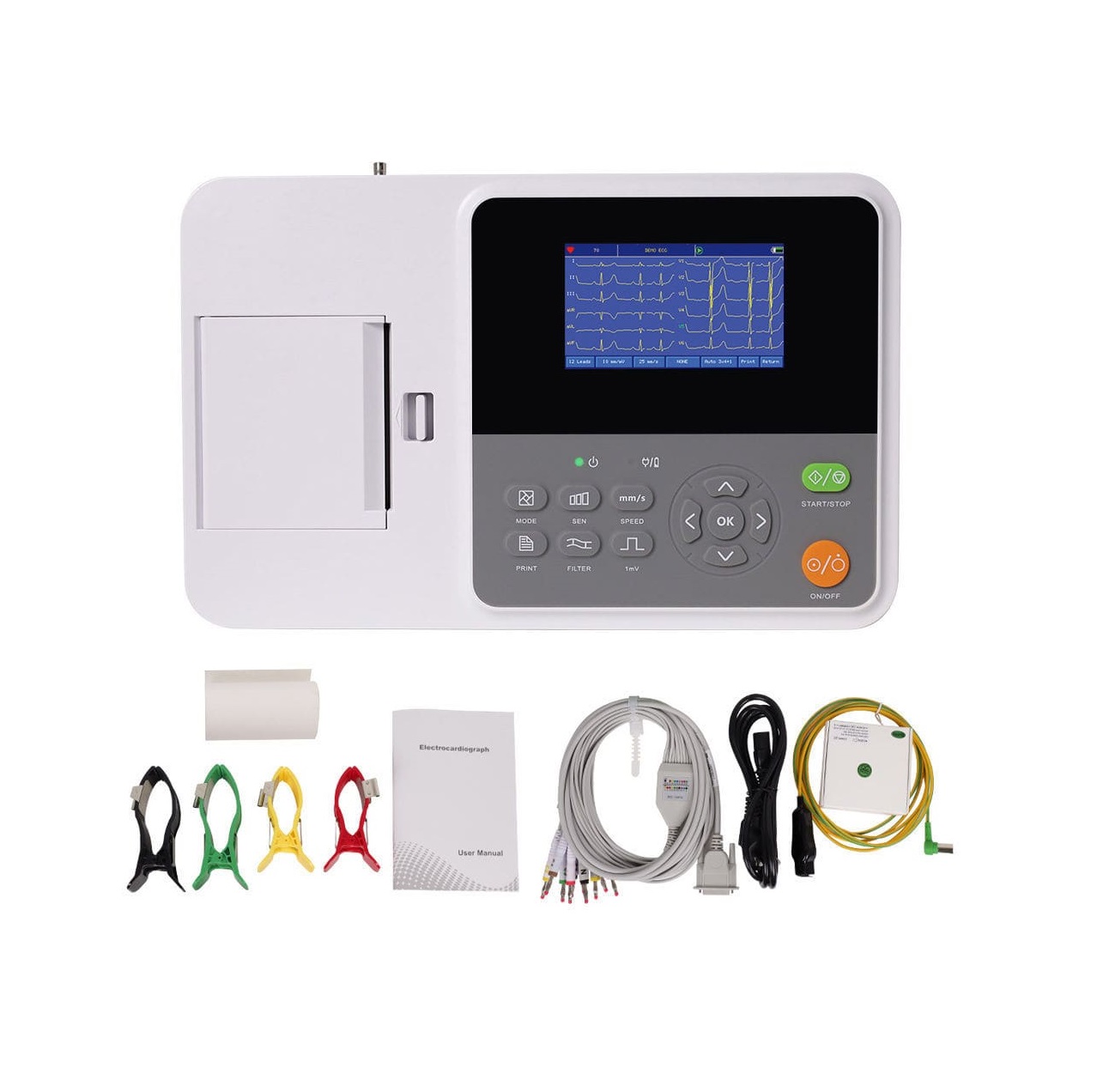 Resting electrocardiograph / 12-channel / 3-channel / 6-channel